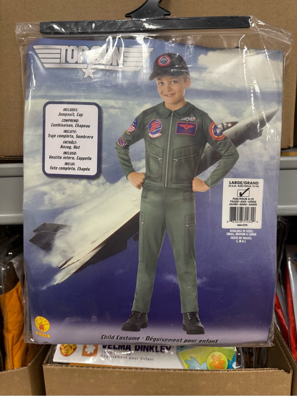 Pilot Flight Jumpsuit Kids Costume -